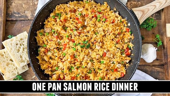 One-pan salmon rice dinner: Healthy & delicious recipe