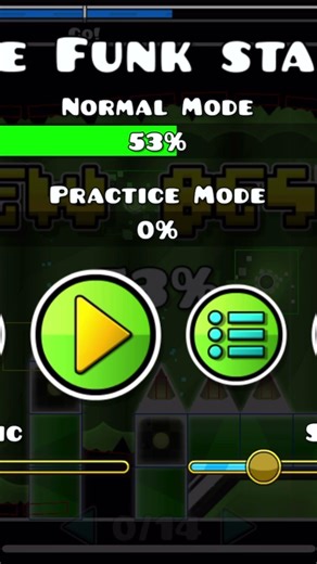 53%! #geometrydash #gaming #viral #fyp #futurefunk