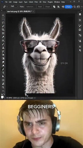 GFX OM on Instagram: "refine hairs selection in Photoshop Follow - @gfx.om . . . . #PhotoshopTips #photoshop #photoshoptutorial #edit #editing #edits"