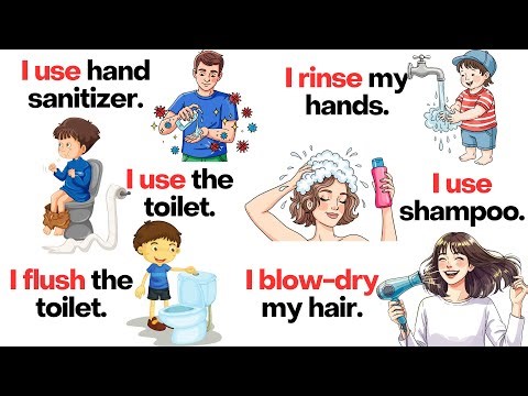 Fun Daily Hygiene Routines in English! Brush Teeth, Wash Hands & More with Animations 🧼✨ #english