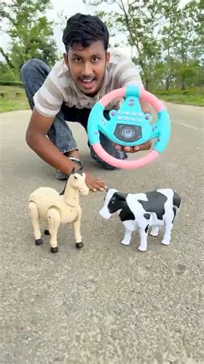 First time Rc cow and horse Unboxing