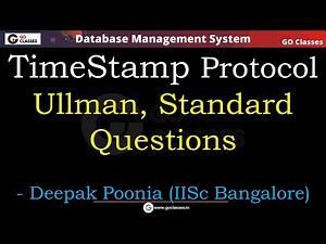 Timestamp Protocol Part 2 - Standard Questions - Transactions & Concurrency Control | DBMS Revision