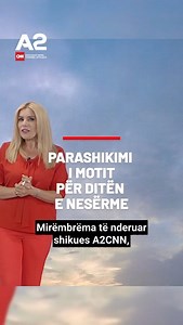 Parashikimi i motit për ditën e nesërme, nga meteorologia Tanja Porja. #a2cnn #lajmeshqip #moti #weather #albania | A2 CNN