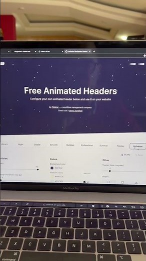 Transform your web pages with our seamless background animation generator! #css #cssanimation #code