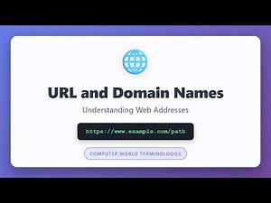What is a URL and Domain Name? | Web Addresses Explained for Beginners