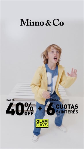 🚀Glam Days en Mimo🚀 Hasta 40% OFF hasta 6 cuotas sin interés. Comprá ahora 🛍️ ¡No lo dejes pasar! 📦 Envíos a todo el país 🏬 Retiro gratis en locales Mimo & Co (CABA GBA) | Mimo & Co