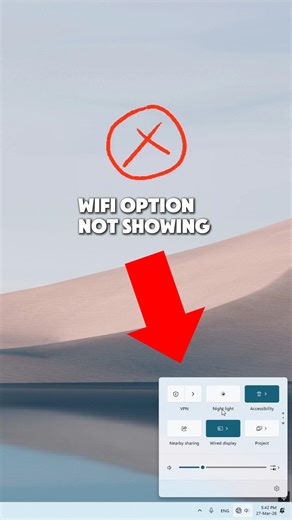 Wifi & Network Option Not Showing in Pc Fix
