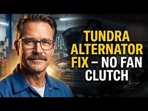 2000–2006 Toyota Tundra 4.7L Alternator Replacement (2UZ-FE) | No Fan Removal Needed!