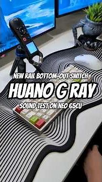 New RBO linear switches from Huano — The Huano G Rays on the Neo65CU #mechanicalkeyboard #soundtest