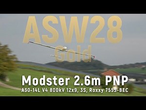 ASW 28 V2 Modster invertet flights