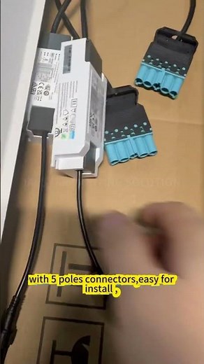 Led linear light dali dim driver with connect for fast install #ledlinearlight #officelighting