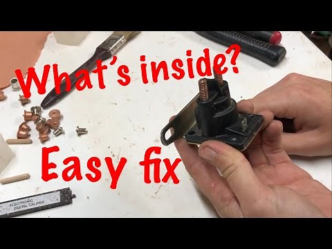 How to repair a 12v mower solenoid diy lawn tractor fix
