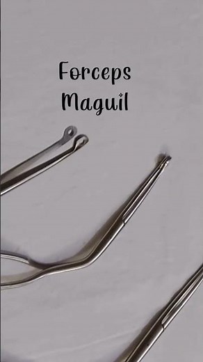 Próximamente ingreso de Forceps Maguil adulto, pediátrico y neonatal