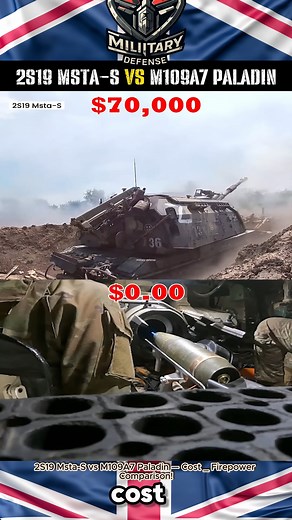 38K views · 144 reactions | 2S19 Msta-S vs M109A7 Paladin — Cost _ Firepower | military defense | Facebook