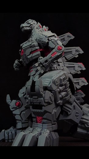 Enlarged 1.5x Godzilla 3D Printed on Creality K1 Max