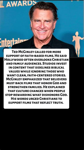 Ted McGinley Urges Support for Faith Films #TedMcGinley #FaithFilms