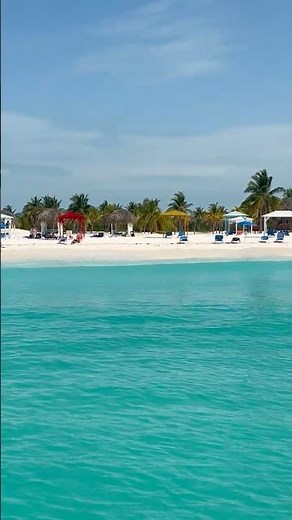 Playa Sirena desde el mar en Cayo Largo del Sur 💙 Cuba 😍 #cubatravel #cubanos #cuba
