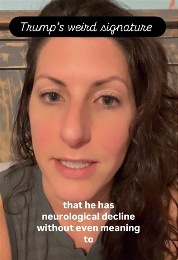 This is a 17-second clip and there is just so much wrong. I didn’t even mention his slurred speech or the fact that he didn’t want to do something that showed off his name, which is soooo unlike him. #slp #fyp #trump #dementia #politics Disclaimer: Educational content only. I do not diagnose or assess any individual I have not personally evaluated. My comments address general communication and brain injury/decline related concepts—not specific medical conclusions about public figures or athletes