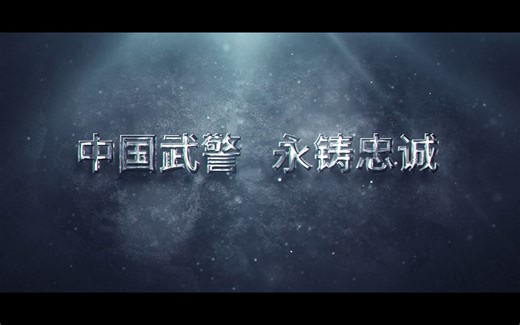 一路忠诚，中国武警最新宣传片震撼上线