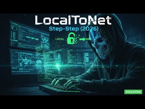 Free TCP Tunnel Without Router | LocalToNet Step-by-Step (2026)#LocalToNet#portforwarding