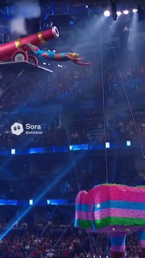 Shot Out of a Cannon Into a Giant Piñata | WWE OMG Moment