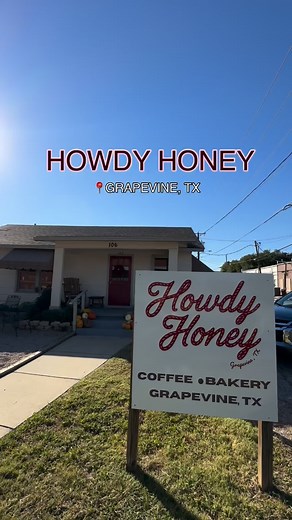 Day Howdy to your new favorite spot on Historic Main Street! ☕️🤠 Howdy Honey Coffee Shop is officially open — come for the cozy vibes, stay for the sweet sips. 🤎 | Visit Grapevine