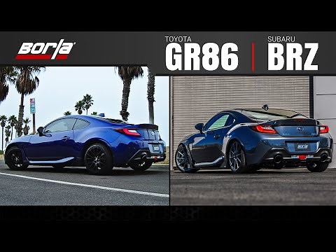 Borla Exhaust for 2022-2026 Toyota GR86 & Subaru BRZ