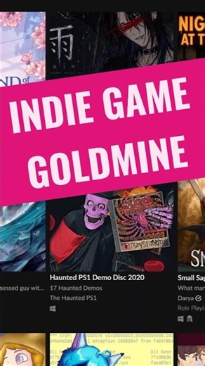 The Goldmine of Itchio Games