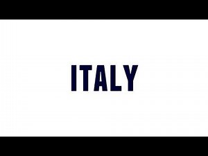 How to Pronounce italy