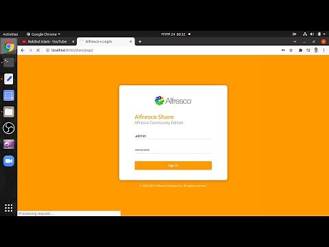 HOW TO INSTALL ALFRESCO COMMUNITY EDITION INTO UBUNTU 20.04 LTS
