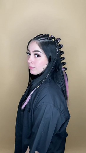 Pink Hair Braid Styles with Kanekalon | Easy Hairstyles