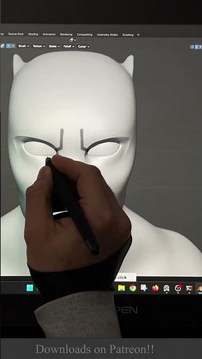 sculpting in blender is soo cool - XP-Pen Artist 22