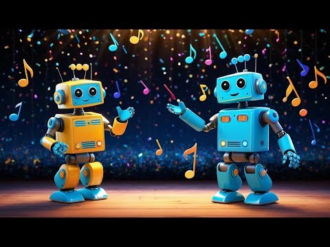 Learn to Count with Dancing Robots on the Number Train | Fun Counting Song for Kids | Robot