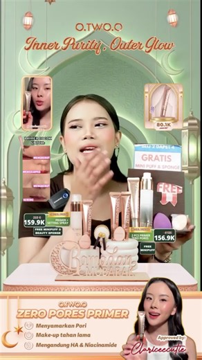 O.TWO.O Two-Piece Makeup Set for Flawless Skin