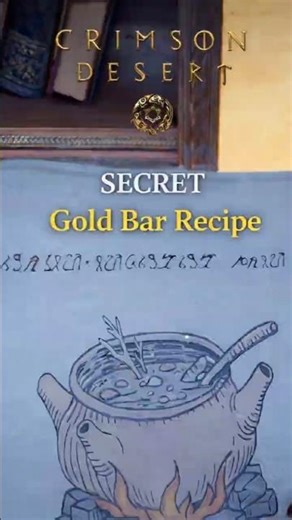 Crimson Desert: How to Craft GOLD BARS! 💰 (Secret Recipe)