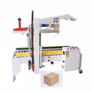 [Hot Item] Cardboard Carton Closing Sealer Machines Automatic Tape Sealing Carton Box Wrapping Machine