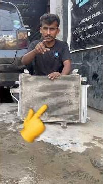 Car AC Full Service + Condenser Cleaning 😱 | Cooling Like Brand New CondenserCleaning#caracservice