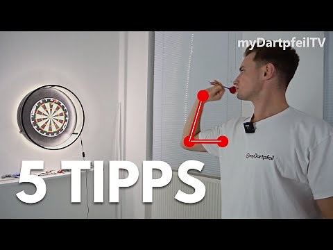 5 Tipps für Dart Wurftechnik, Armhaltung und Zielen beim Darts | myDartpfeilTV