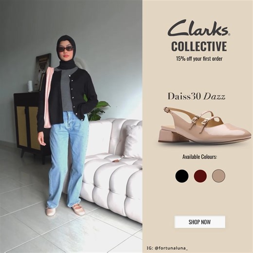 Elegant with every step — @fortunaluna_ styles the Daiss30 Dazz with ease. With its dainty straps and walkable heel, this Mary Jane is made for dressing up and down. 🤍 New to Clarks? Join Clarks Collective (free to sign up!) and get 15% off normal-priced items on your first purchase, in-store or online. | Clarks Shoes