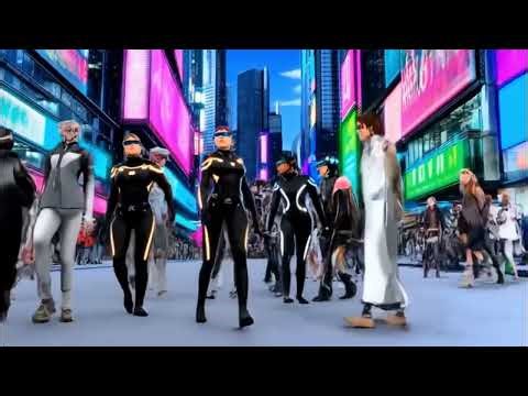 Futuristic City Flow 🌆 | 1 hour virtual tour for Focus, Work & Study