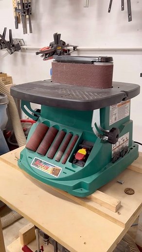 David Hoffman on Instagram: "Grizzly T27417 Oscillating Edge Belt & Spindle Sander This sander is definitely versatile to say the least. All sanding doesn’t have to suck lol! 😂😂 #Grizzlytools #grizzlyindustrial #grizzlymakers #woodworking #handmade #woodworker #woodwork #diy #design #interiordesign #homedecor #furniture #wooddesign #carpentry #woodcraft #woodshop #carpenter #handcrafted #maker #woodworkersofinstagram #tools #woodworkingcommunity #woodworkers"
