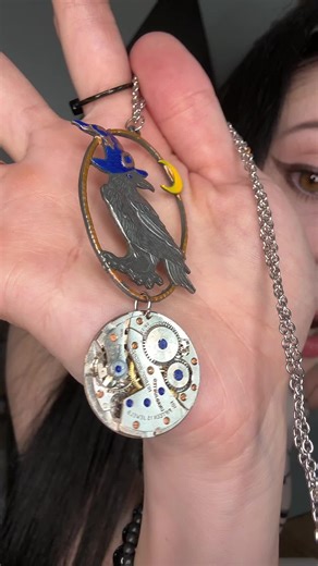 One of the COOLEST NECKLACES EVER! @tasherajeanart you’re so incredibly talented. I can’t wait to see what else you have this weekend literally take all my money. Lmao