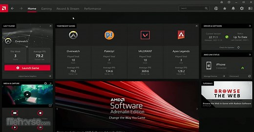 AMD Software: Adrenalin Edition
