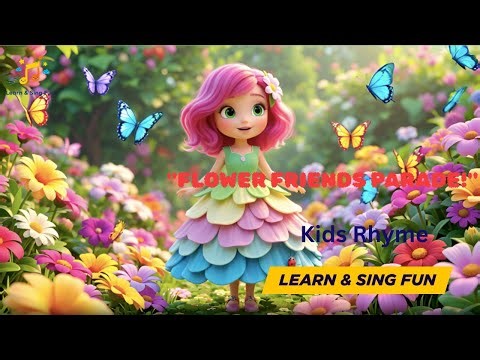 Flower Friends Parade! | Springtime Kids Song & Garden Rhyme for Toddlers #kidssongs #nurseryrhymes
