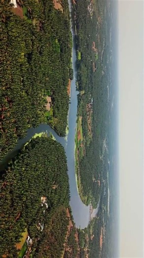 dharmapuri district echambad dam drone view