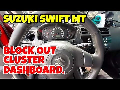 SUZUKI SWIFT MT // DASHBOARD CLUSTER BLOCK OUT.