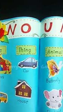 Noun 3D Chart | Noun Project | English Grammar Chart,Project for School