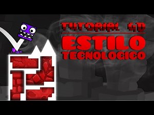⏩COMO DECORAR en ESTILO TECNOLOGICO en GEOMETRY DASH⏪ | COMO CREAR UN NIVEL