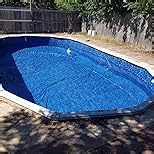 Smartline 15 ft x 30 ft Oval Swimming Pool Liner | Boulder Swirl | Overlap Style | 48-52 Inch Wall Height | 30 Gauge Heavy Duty Virgin Vinyl | Designed for Steel Sided Above Ground Pools