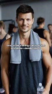 One small training rule built this physique—details below
